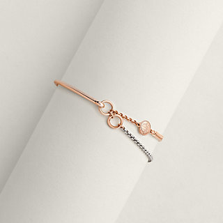 Hermès H Bracelet ピアスセット Clic HH 24 Brides et Chaines bracelet - White | Hermès USA